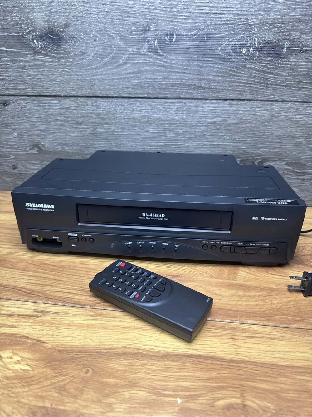 Sylvania 6240VE VCR Video Cassette Recorder VHS Tape Player Remote -New No Box